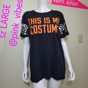 NWT VS PINK L Halloween Costume Shirt